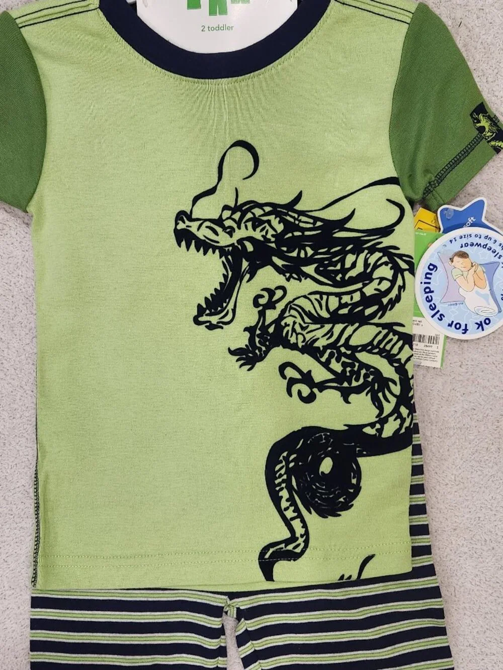Carter's Boys' 3-Pc Dragon Pajama Set
